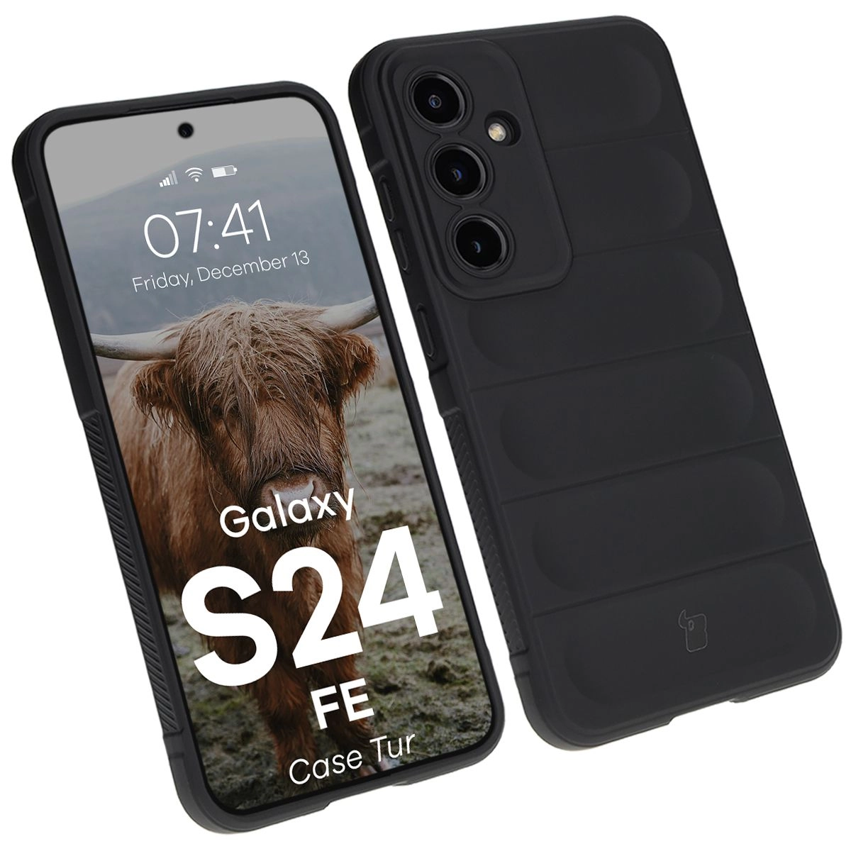 Etui Bizon Tur do Samsung Galaxy S24 FE Black