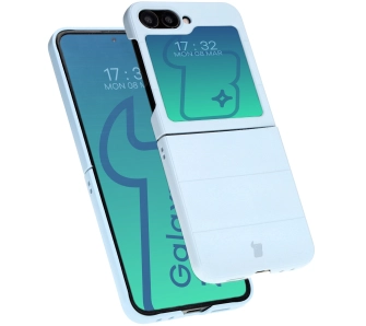 Etui Bizon Tur do Samsung Galaxy Z Flip6 Light Blue