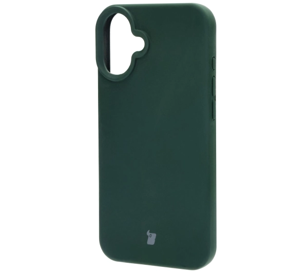 Bizon Silikonowe Soft do iPhone 16 Plus Ciemnozielony
