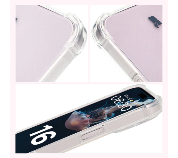 Bizon Elastyczne Salpa do iPhone 16 Przezroczysty