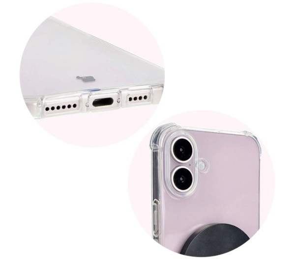 Bizon Elastyczne Salpa do iPhone 16 Przezroczysty