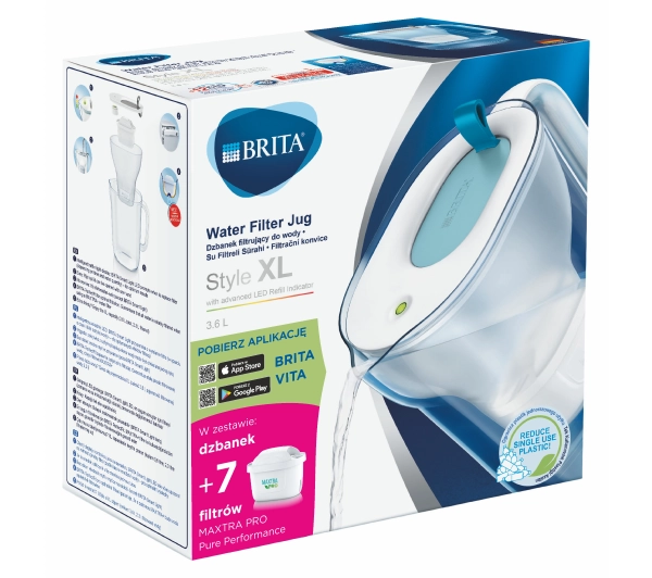 Brita Style XL 3,6l 7 wkładów Niebieski
