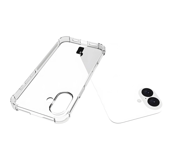 Bizon Elastyczne Salpa do iPhone 16 Plus Przezroczysty