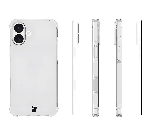 Bizon Elastyczne Salpa do iPhone 16 Plus Przezroczysty