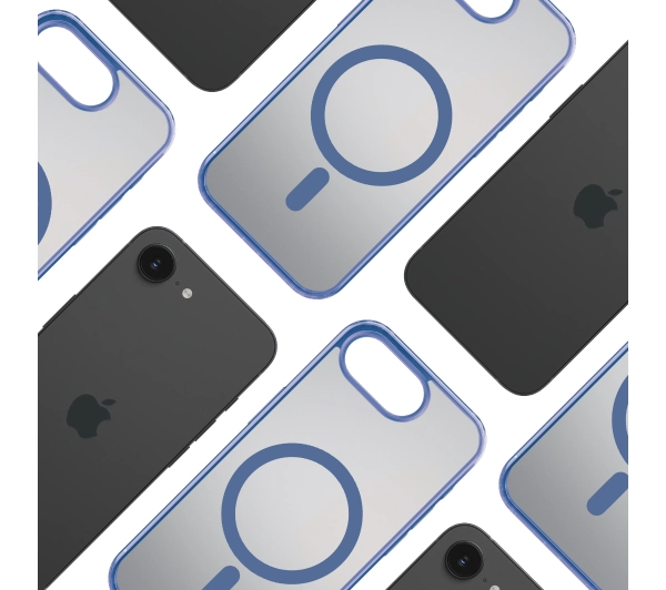 3mk Frosty MagCase do iPhone 16e Niebieski