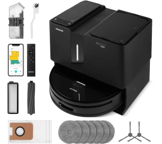 Robot sprzątający Sencor SRV 9790BK Funkcja mopowania Stacja oczyszczająca Tworzenie mapy pomieszczenia 63dB