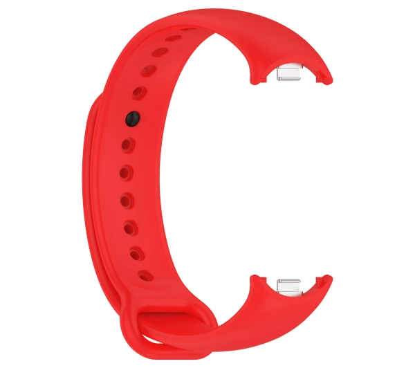 Bizon Strap Watch Dots do Xiaomi Smart Band 9 / 9 NFC / 8 Czerwony