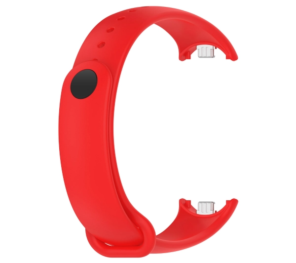 Bizon Strap Watch Dots do Xiaomi Smart Band 9 / 9 NFC / 8 Czerwony