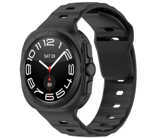 Bizon Strap Watch Silicone G do Galaxy Watch Ultra 47mm Czarny