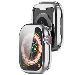 Nakładka na tarczę Bizon Felipe do Apple Watch 10/11 42mm Srebrny