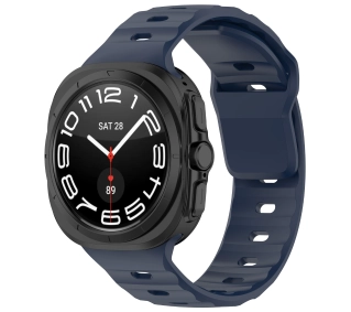 Bizon Strap Watch Silicone G do Galaxy Watch Ultra 47mm Granatowy