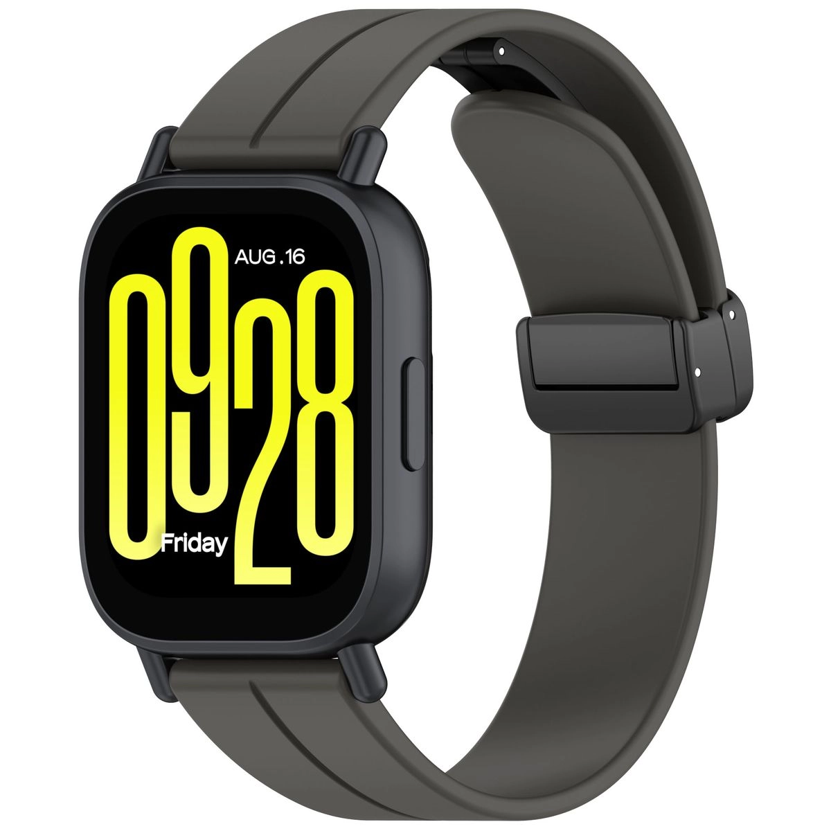 Pasek Bizon Strap Watch Silicone L 22mm do smartwatcha Czarny