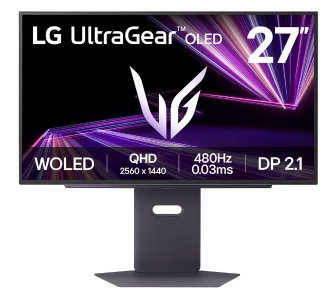 Monitor LG UltraGear 27GX790A-B 27" 2K OLED Dual Mode 240Hz/480Hz 0,03ms Gamingowy