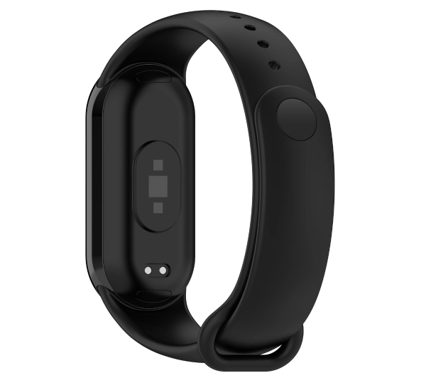 Bizon Strap Watch Dots do Xiaomi Smart Band 9 / 9 NFC / 8 Czarny