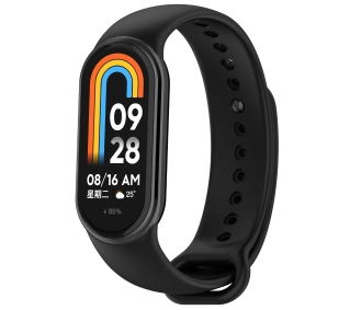 Bizon Strap Watch Dots do Xiaomi Smart Band 9 / 9 NFC / 8 Czarny