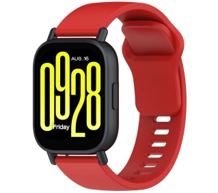 Bizon Strap Watch Silicone Pro H QuickRelease 22mm Czerwony