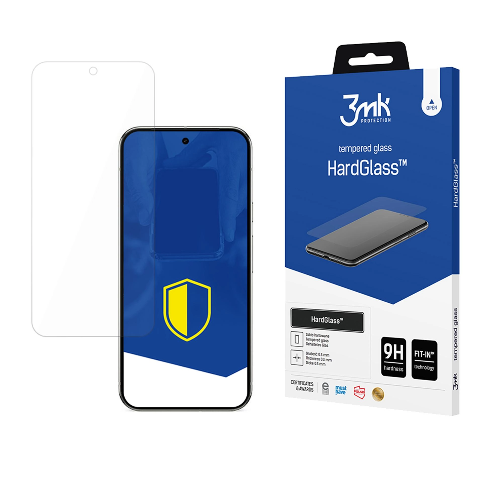 Szkło hartowane 3mk HardGlass do Google Pixel 9 Pro