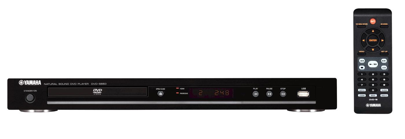 Odtwarzacz DVD Yamaha DVD-S663 (czarny)