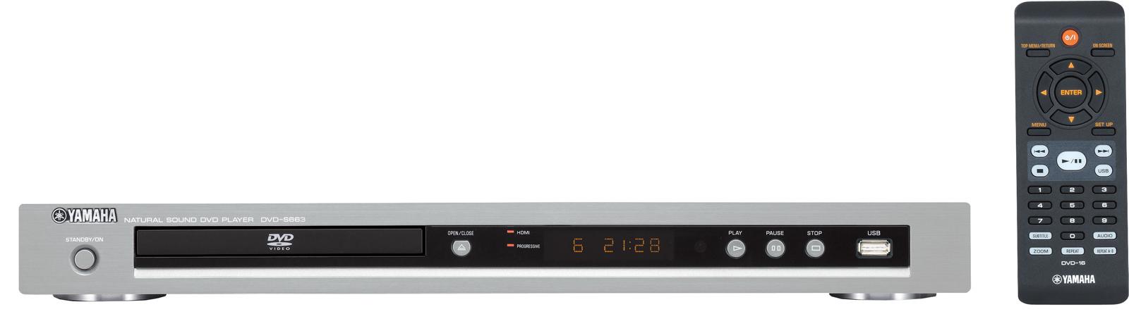 Odtwarzacz DVD Yamaha DVD-S663 (tytan)