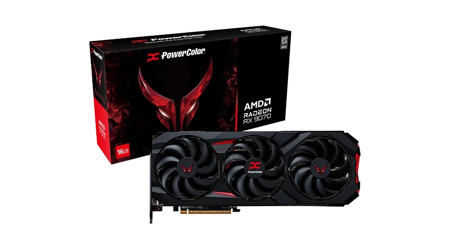 Karta graficzna PowerColor Red Devil Radeon RX 9070 16GB GDDR6 256bit FSR