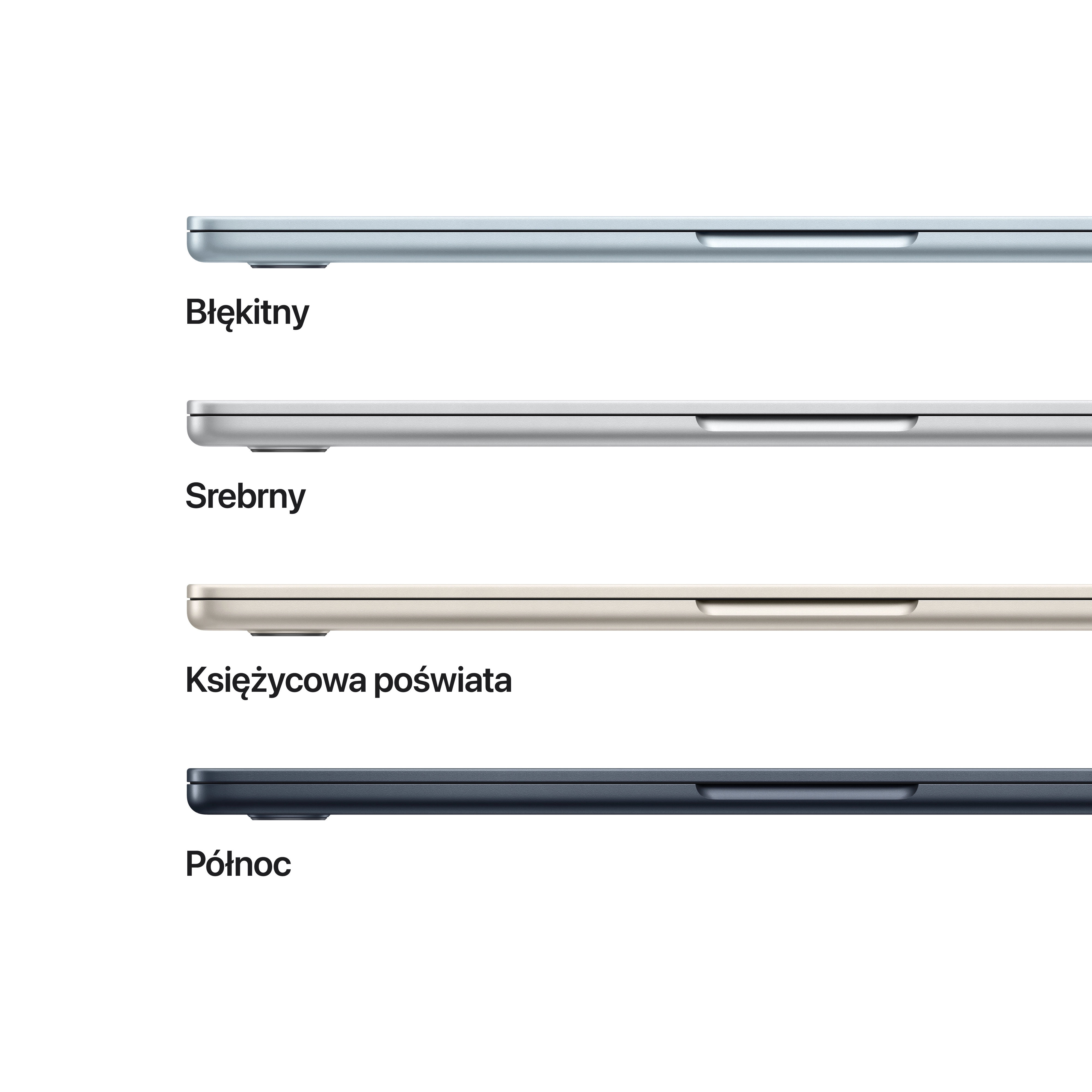 Apple MacBook Air 2025 13,6" M4 16GB RAM 256GB Dysk macOS Księżycowa poświata