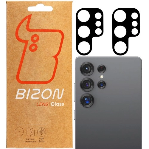 Szkło ochronne Bizon na aparat Lens do Galaxy S25 Ultra 2 sztuki