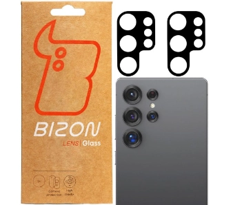 Szkło ochronne Bizon na aparat Lens do Galaxy S25 Ultra 2 sztuki