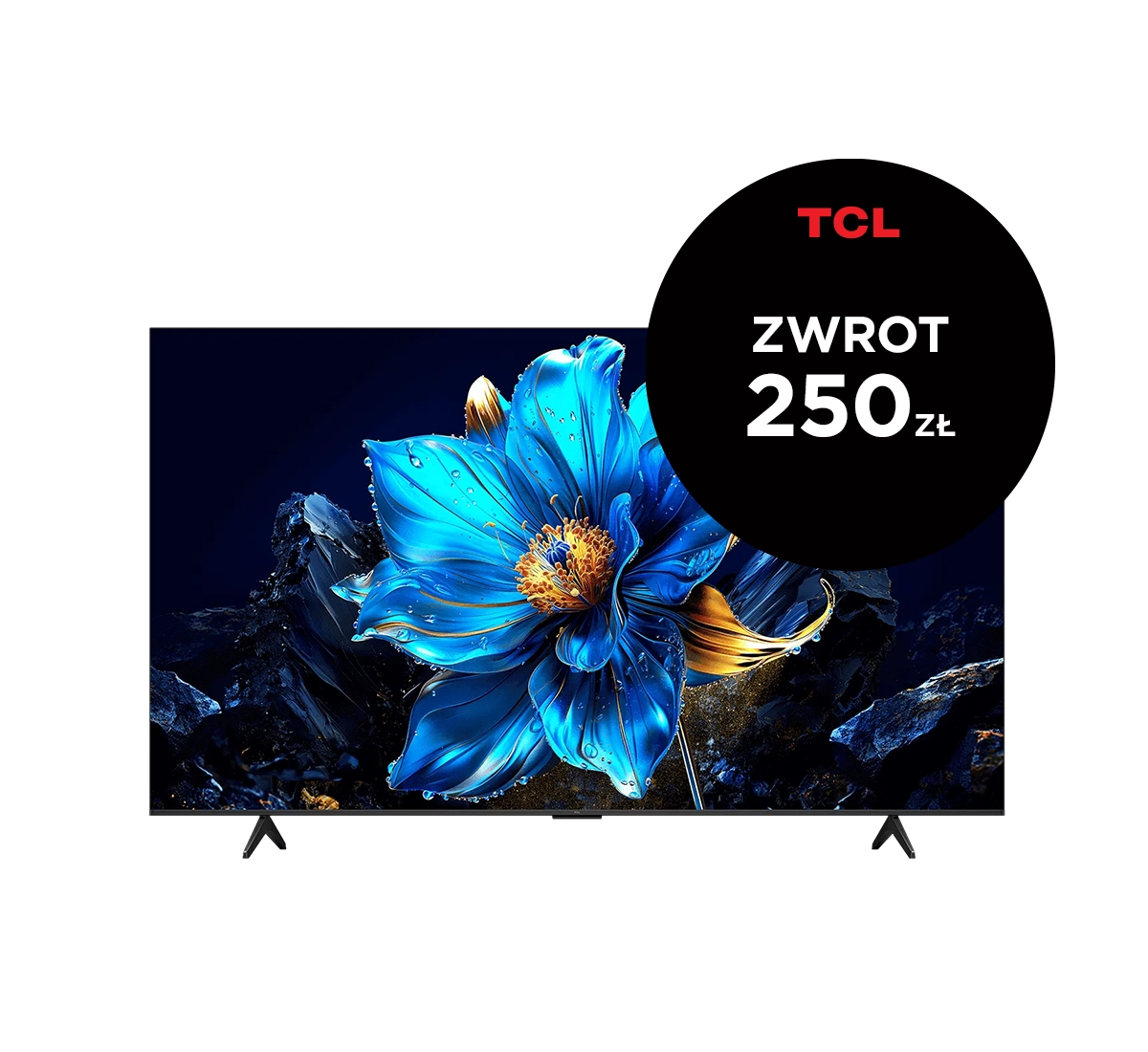 Telewizor TCL 75P7K 75" QLED 4K Google TV Dolby Vision Dolby Atmos HDMI 2.1 DVB-T2