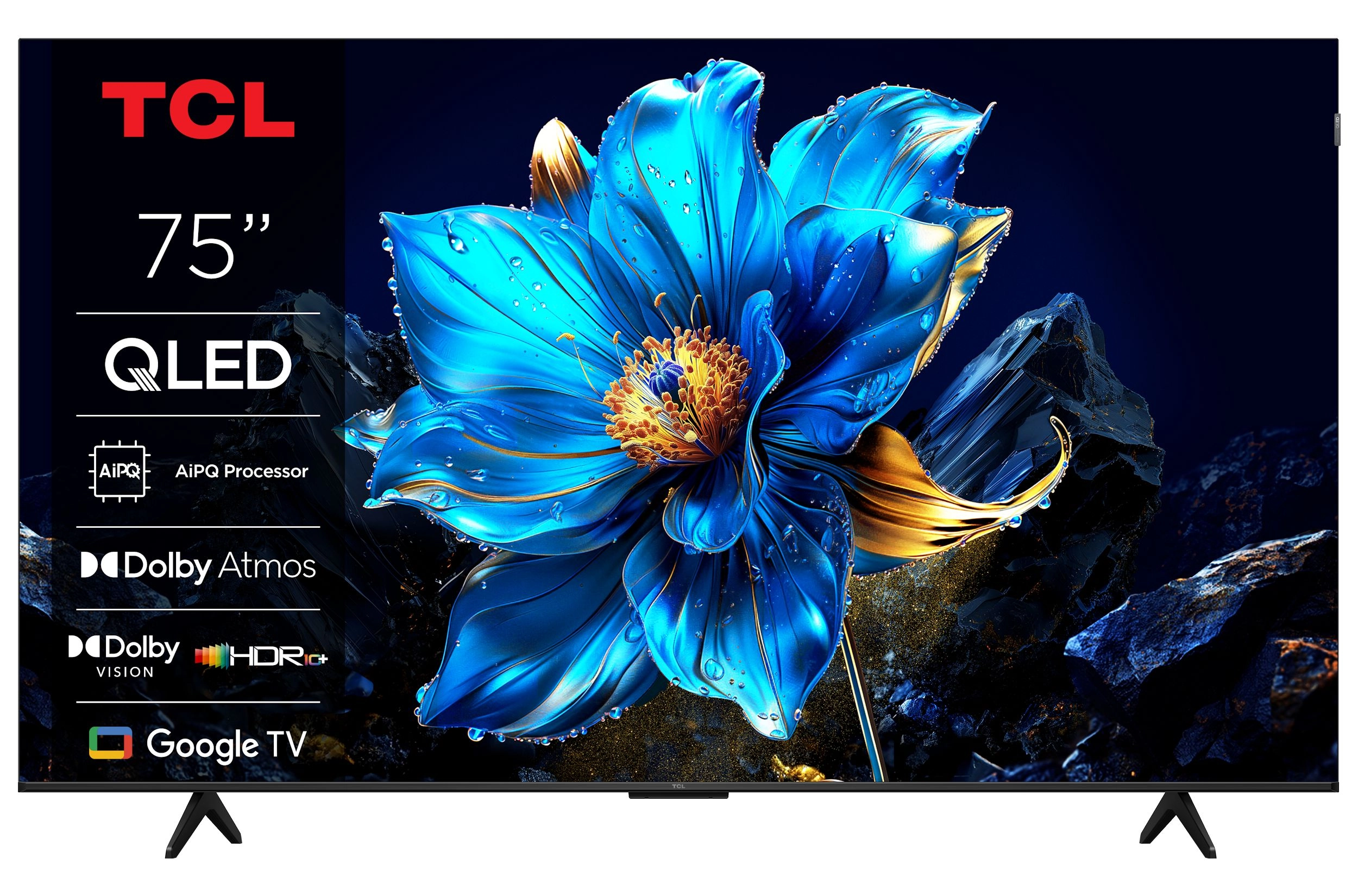 Telewizor TCL 75P7K 75" QLED 4K Google TV Dolby Vision Dolby Atmos HDMI 2.1 DVB-T2