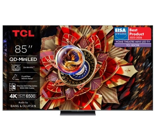 TCL 85C9K  85" QD-Mini LED 4K 144Hz Google TV Dolby Vision IQ Dolby Atmos HDMI 2.1 DVB-T2 - Kup na Raty - RRSO 0%