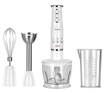 Blender MPM MBL-43 600W Rozdrabniacz Końcówka do ubijania