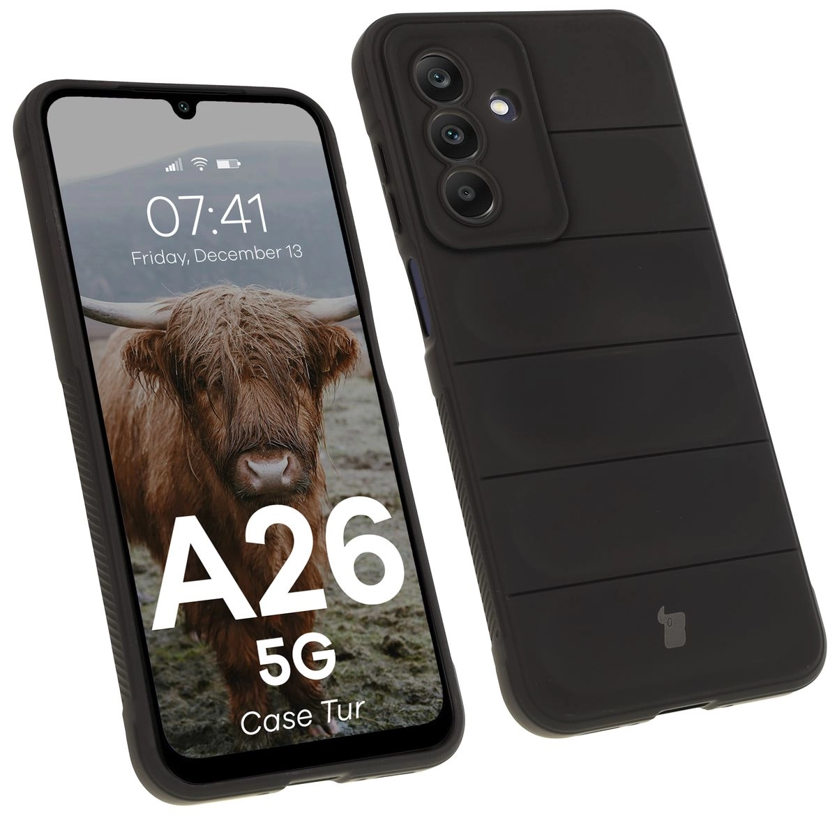 Etui Bizon Tur do Galaxy A26 5G Czarny