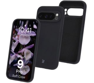 Bizon Silikonowe Soft do Google Pixel 9 Pro Czarny