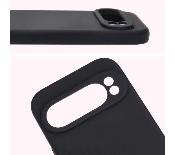 Bizon Silikonowe Soft do Google Pixel 9 Pro Czarny