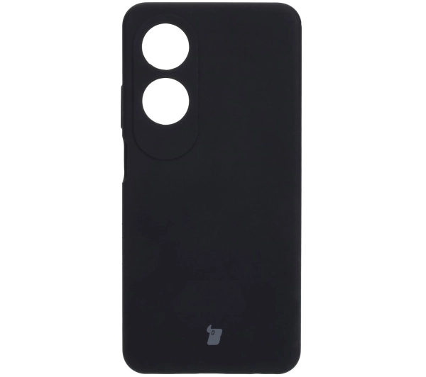 Bizon Silikonowe Soft do Oppo A60 4G Czarny