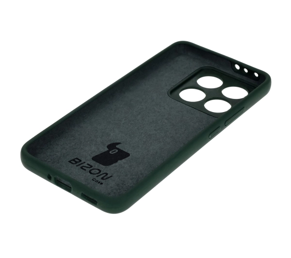 Bizon Silikonowe Soft do Xiaomi 14T Ciemnozielony