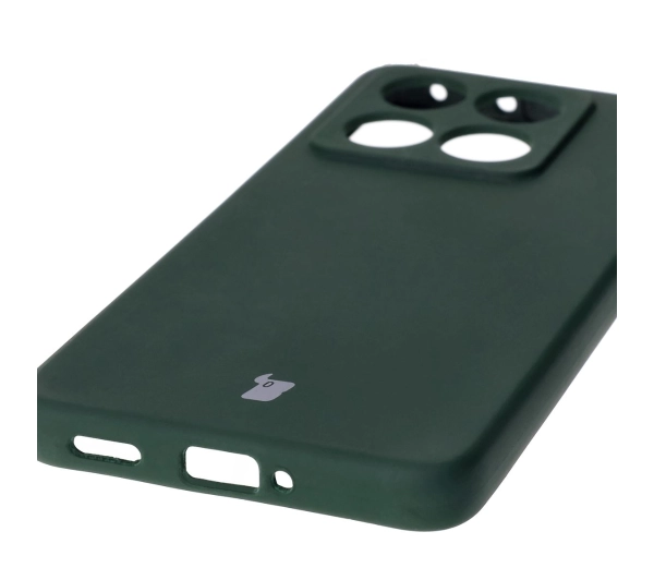 Bizon Silikonowe Soft do Xiaomi 14T Ciemnozielony