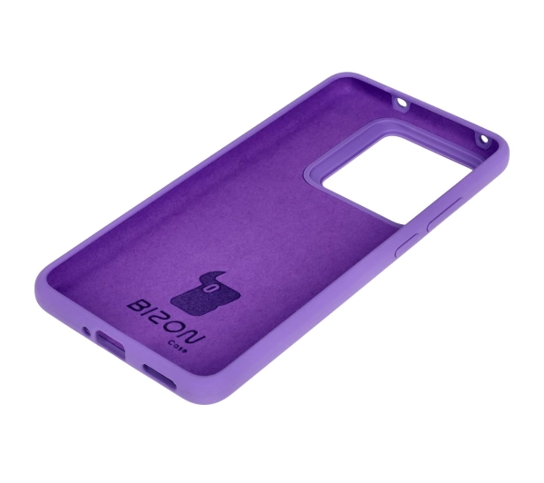 Bizon Silikonowe Soft do Realme GT 7 Pro Fioletowy