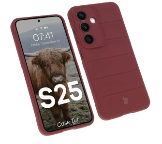 Etui Bizon Tur do Galaxy S25 Ciemnofioletowy