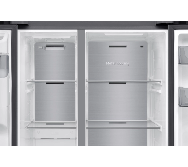 Samsung SBS RS70F65KETEO Funkcje AI Pełny No Frost 178,4cm Dystrybutor wody Zdalne sterowanie Szary - Kup na Raty - RRSO 0%