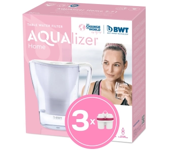 Dzbanek filtrujący BWT AQUAlizer Home 2,7l 3 wkłady Biały