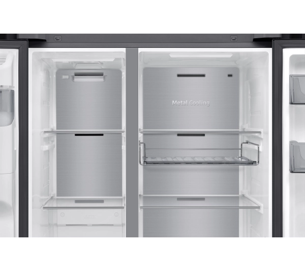 Samsung SBS RS80F64KEFEO Funkcje AI Auto Open Pełny No Frost 178,4cm Kostkarka Zdalne sterowanie Grafitowa stal - TRZECI -55%, ALBO 5-TY ZA 1ZŁ - Kup na Raty - RRSO 0%
