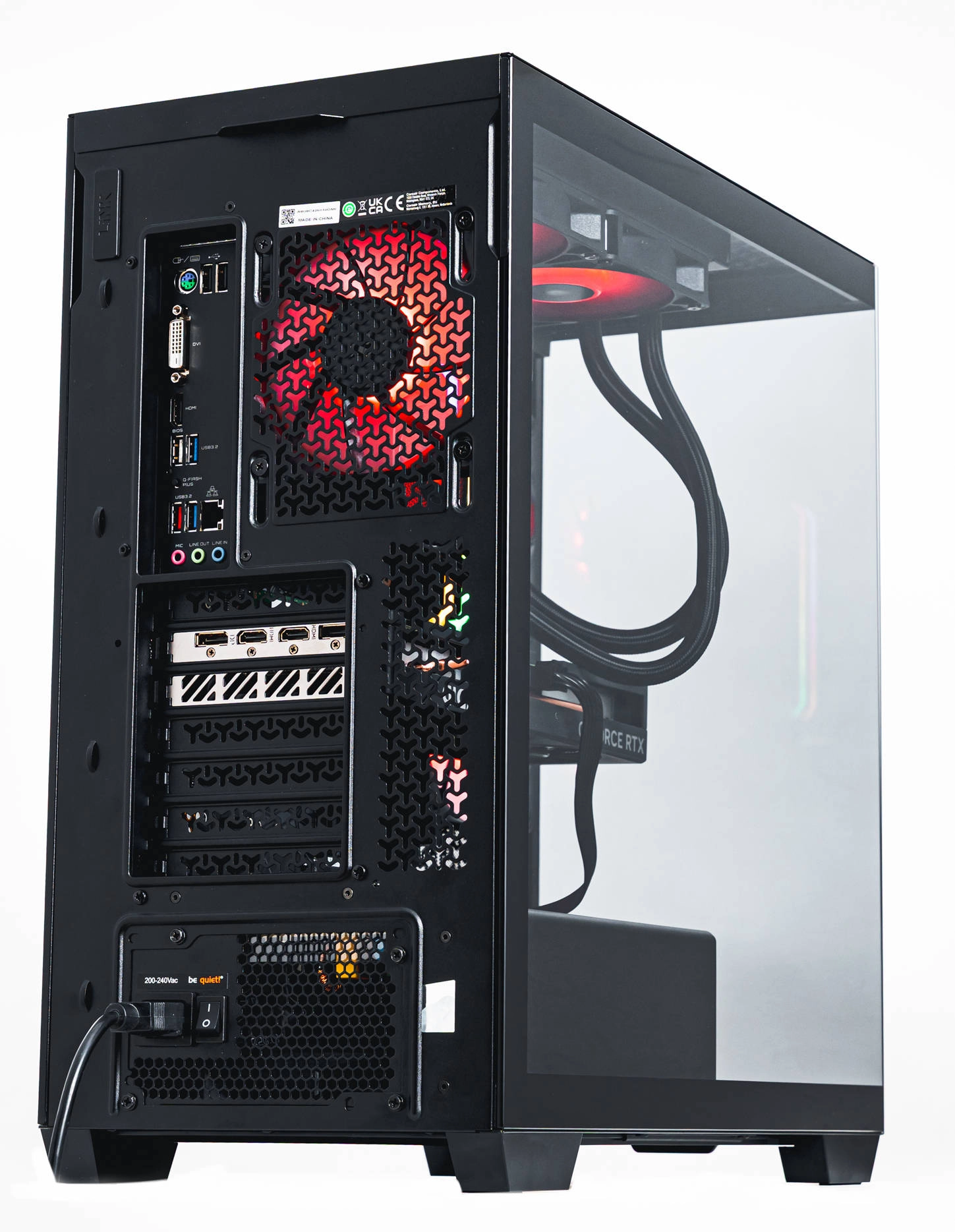 Komputer gamingowy Optimus E-Sport GB550T-CR4 R7 5800X 16GB RAM 1TB Dysk SSD RTX4060 Win11