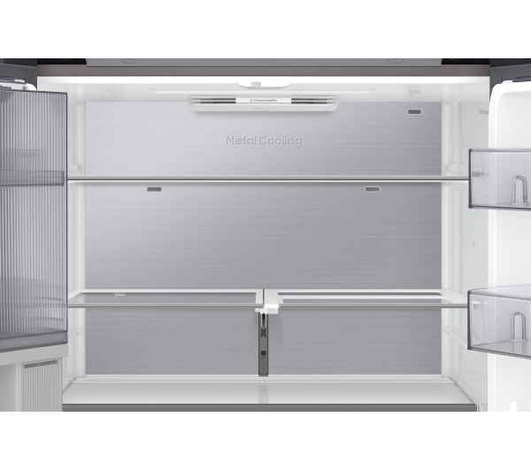 Samsung RF65DB970E22EO Funkcje AI Pełny No Frost 185,3cm Kostkarka Komora świeżości Zdalne sterowanie Czarne szkło - TRZECI -55%, ALBO 5-TY ZA 1ZŁ - Kup na Raty - RRSO 0%