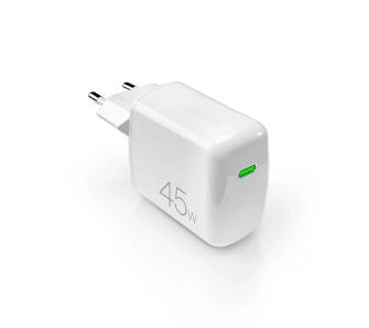Ładowarka sieciowa Puro Super Mini 45W PD GaN USB-C Biały