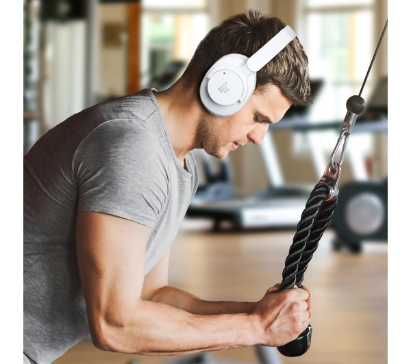 Tronsmart Sounfii Q20 ANC Nauszne Bluetooth 5.3 Biały