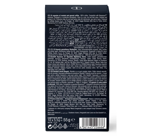 Davidoff Nespresso Espresso 57 Ristretto 10szt.