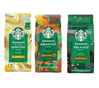 Kawa ziarnista Starbucks Zestaw 3 x 450g