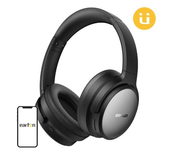 Earfun Tune Pro Nauszne Bluetooth 5.4 Czarny
