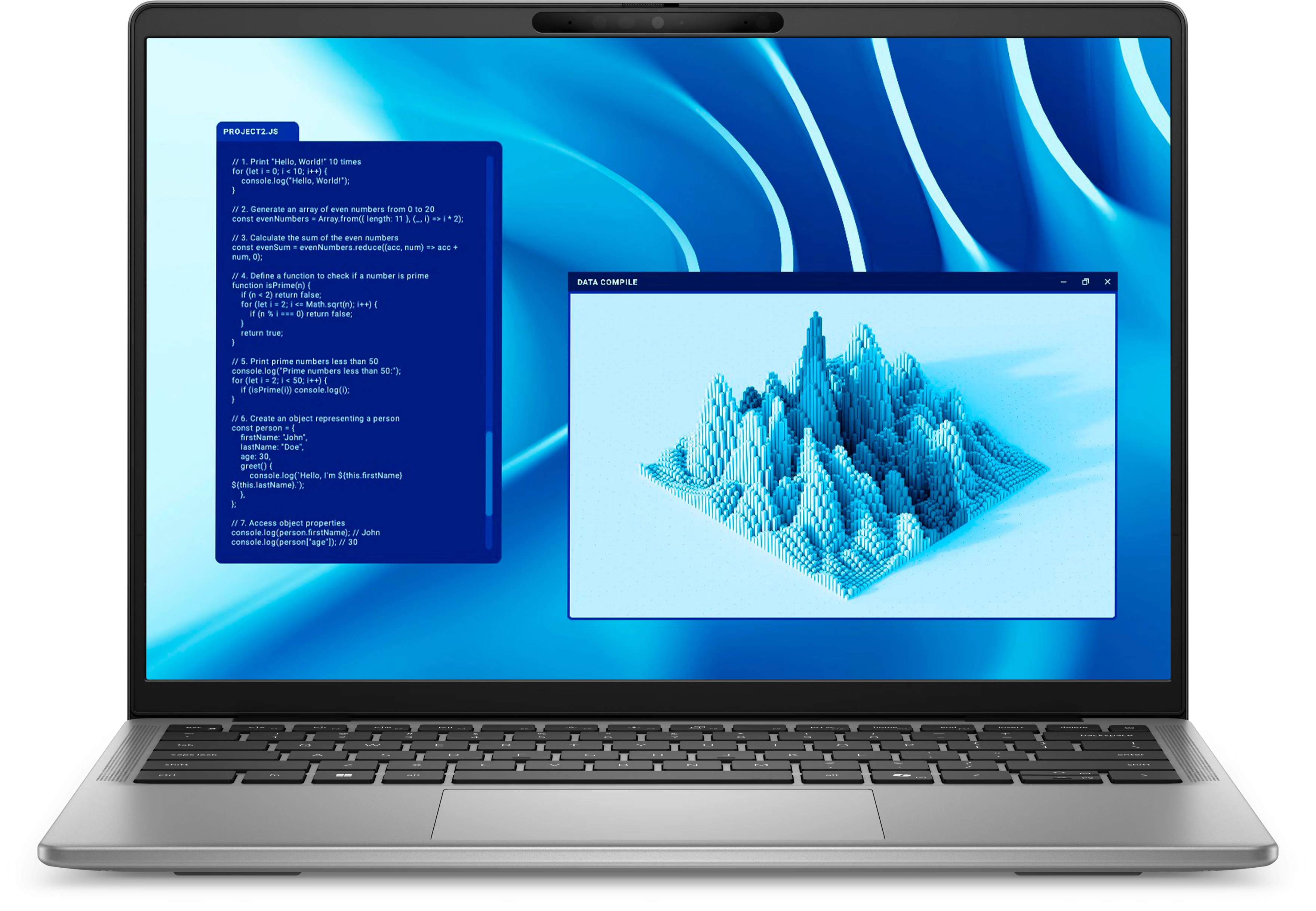 Laptop biznesowy Dell Latitude 7455 14" Snapdragon X Plus X1P-64-100 16GB RAM 512GB Dysk SSD Win11 Pro Srebrny Funkcje AI